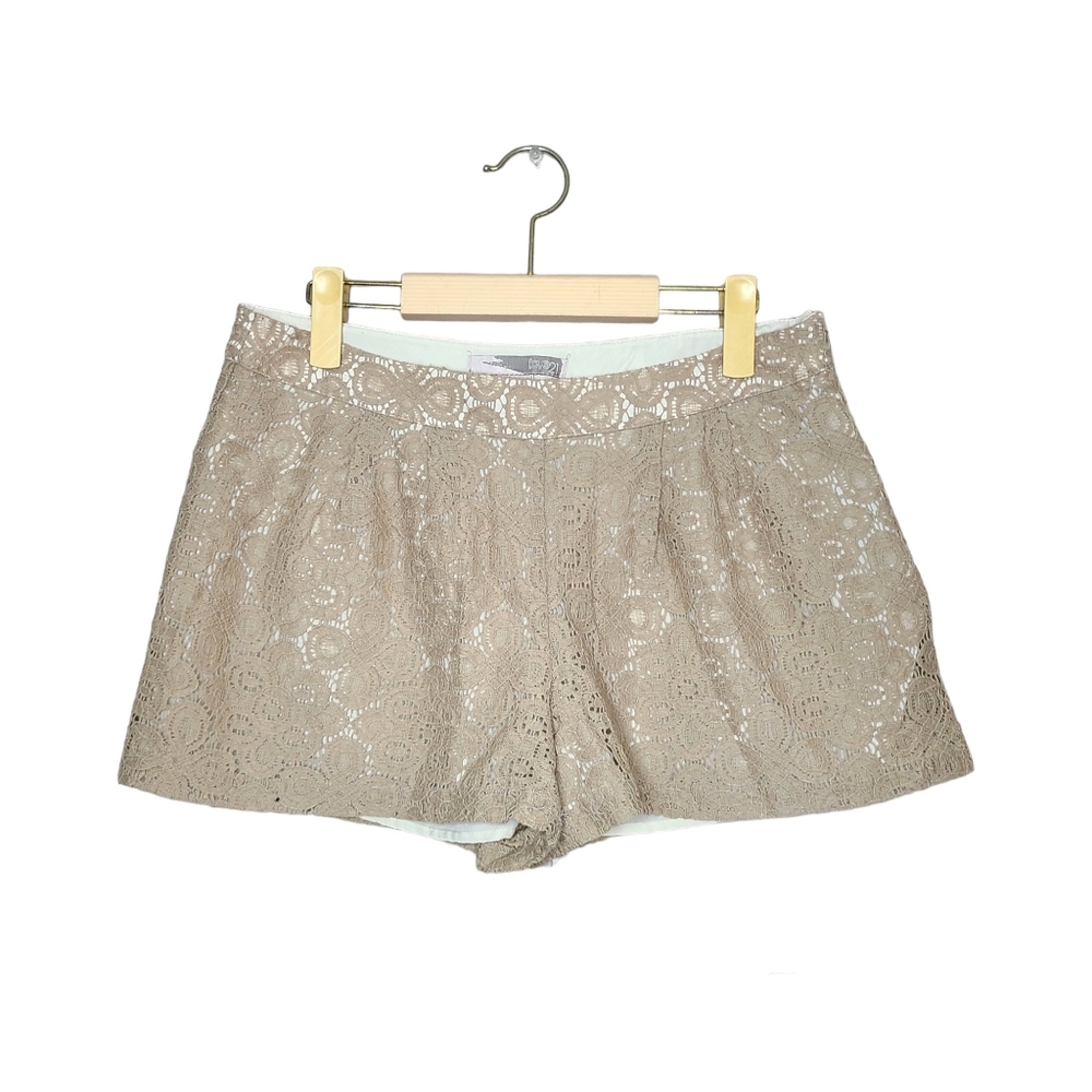 Forever 21 Brown High Rise Lace Shorts